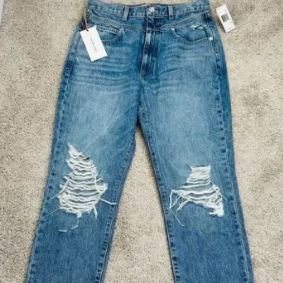 NEW SLVRLAKE Beatnik High Waist Jeans in Nashville Rebel Wash - Picture 1 of 12